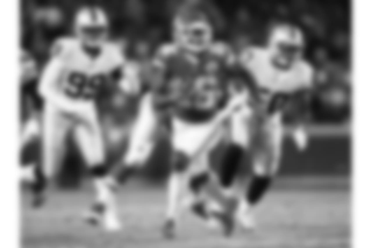 Kansas City Chiefs vs Oakland Raiders at Arrowhead Stadium on December 30, 2018