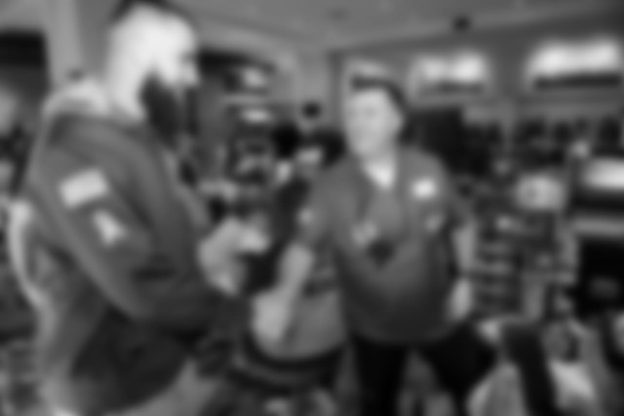 Photos from Dustin Colquitt's Team Smile Event today at Arrowhead
