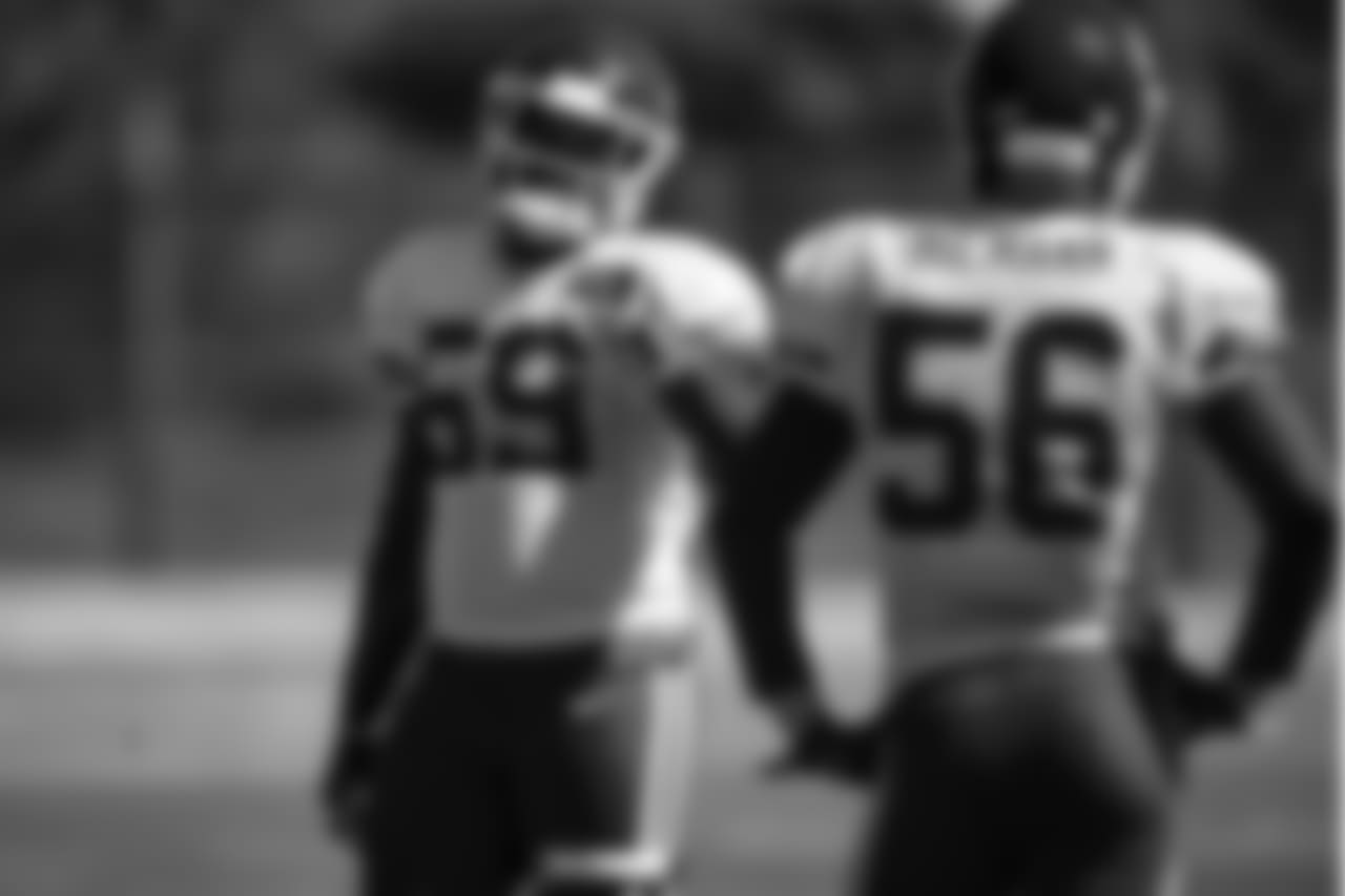 Kansas City Chiefs linebacker Reggie Ragland (59) during practice on 9/27/18