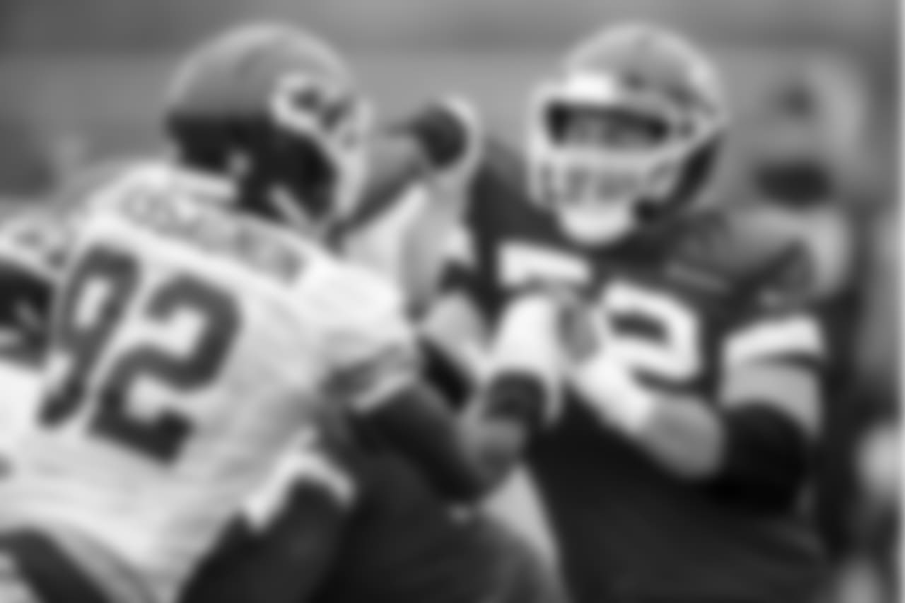 Kansas City Chiefs offensive tackle Eric Fisher (72) during practice on 10/25/18