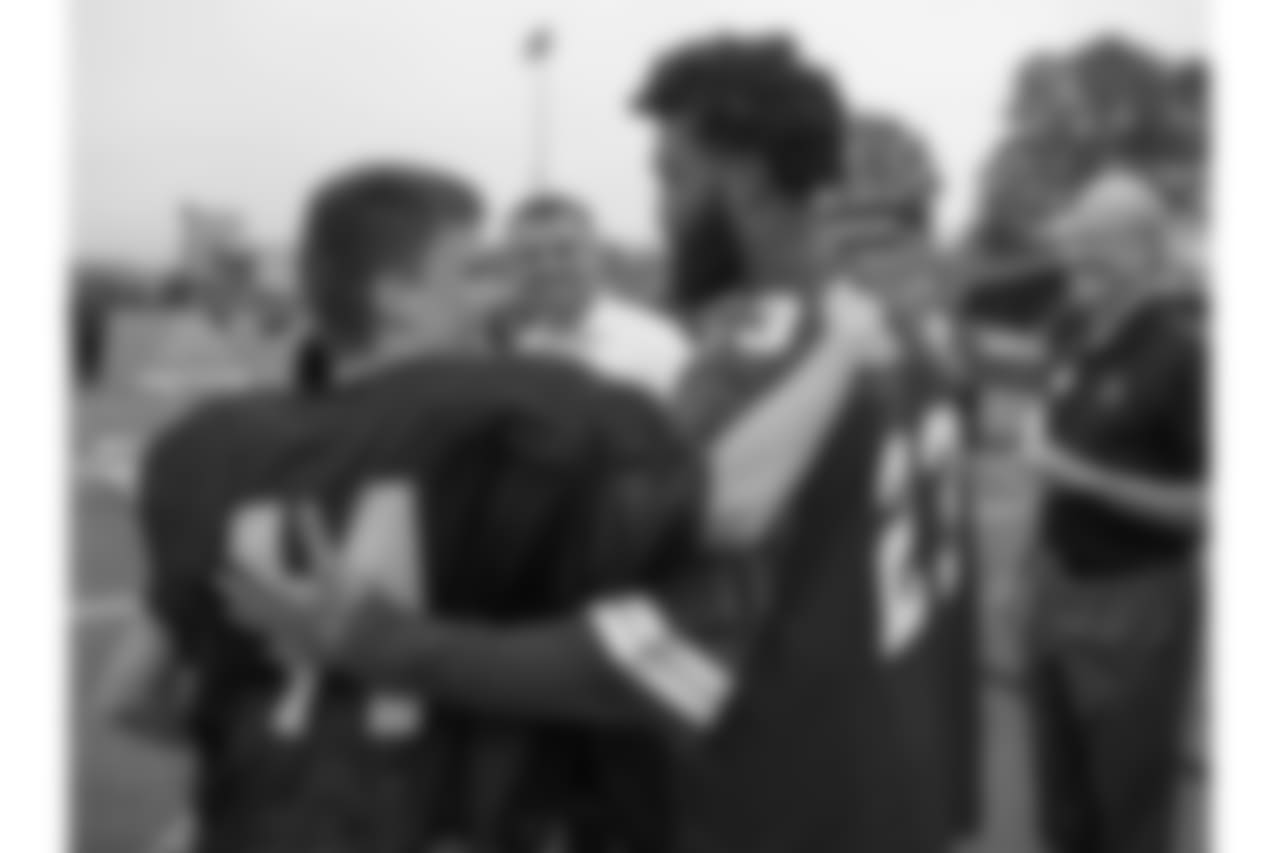 Graham McMorrow, a senior football player with cerebral palsy and kidney disease at Liberty High School, was surprised with tickets to Super Bowl LIII by Kansas City Chiefs cornerback Kendall Fuller on Tuesday,, October 30, 2018.