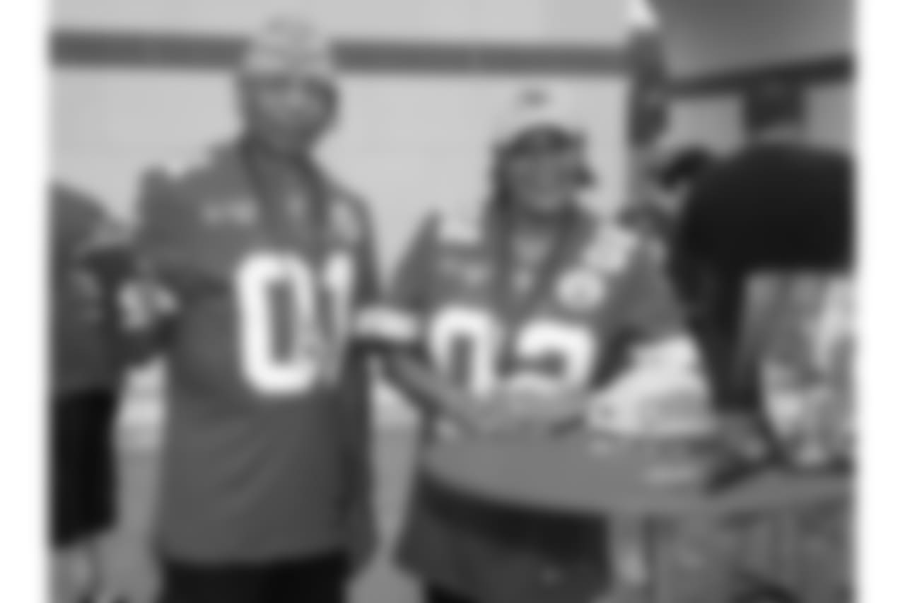 Chiefs Season Ticket Members were treated to a special tailgate following Sunday's practice at Chiefs Training Camp at Missouri Western State University in St Joseph, Missouri