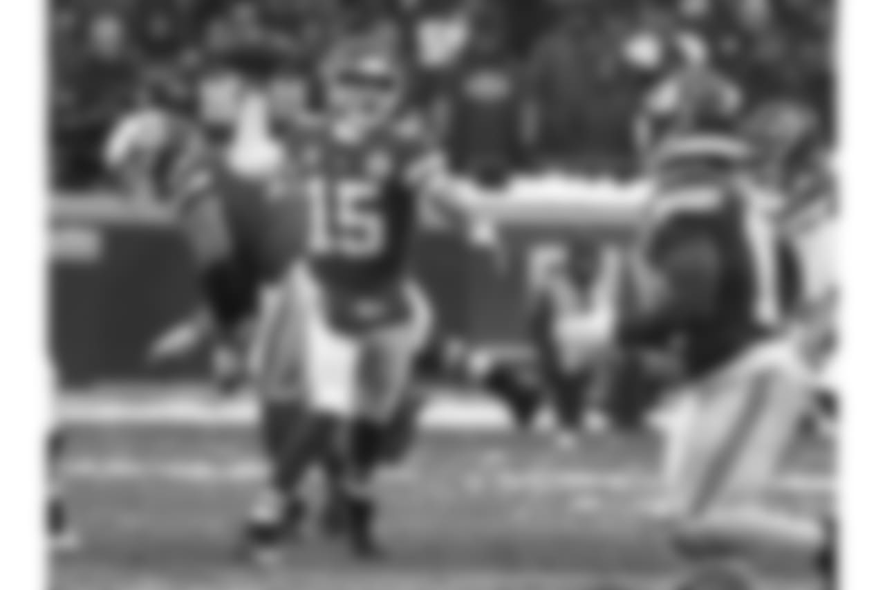 Kansas City Chiefs vs Indianapolis Colts at Arrowhead Stadium on January 12, 2019.