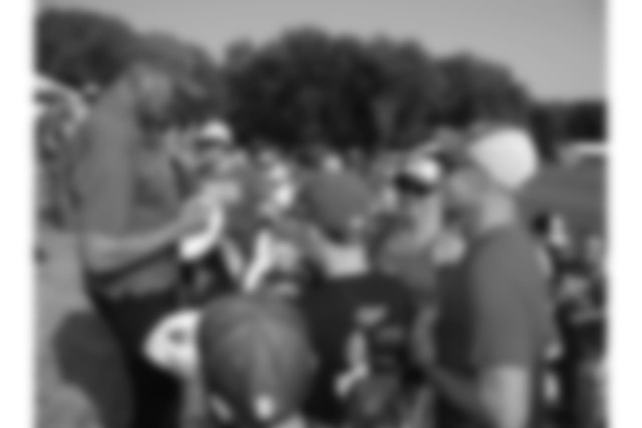 Steve DeBerg at Chiefs Training Camp at Missouri Western State University in St. Joseph, Missouri. on 8/11/18