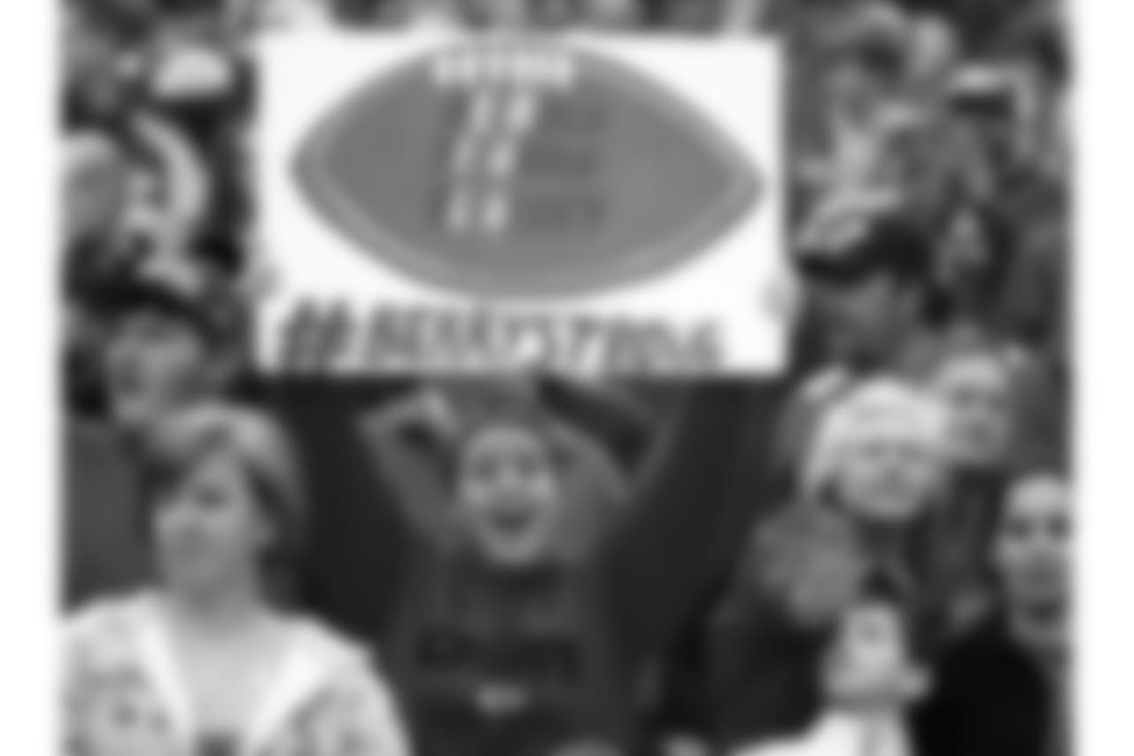 Kansas City Chiefs fans during the Chiefs vs Raiders game on December 14, 2014