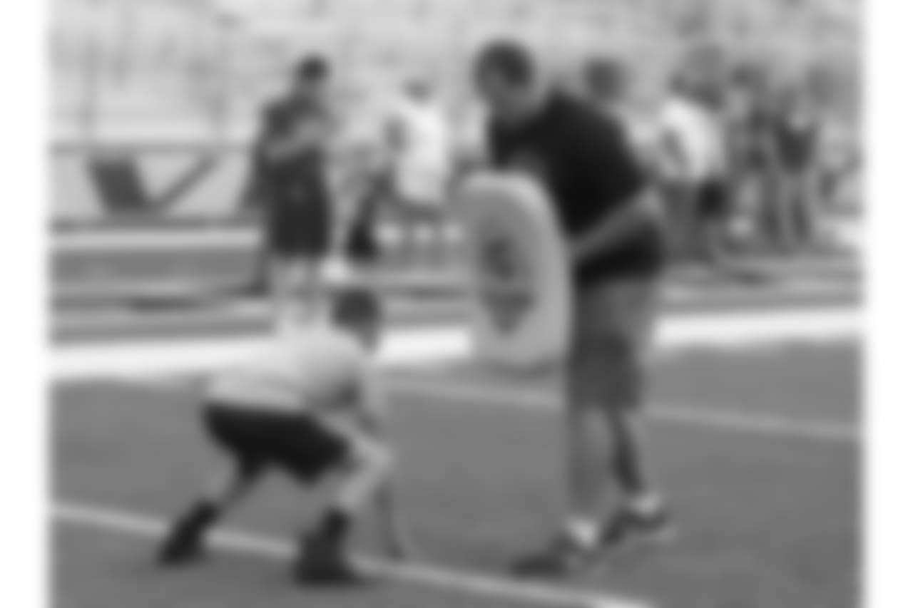 The Gatorade Junior Training Camp was held at the Spratt Memorial Stadium Complex on the campus of Missouri Western State University during the Chiefs Training Camp practice on Saturday July 28, 2018.