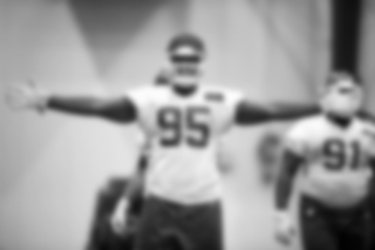 Kansas City Chiefs defensive tackle Chris Jones (95) during practice on 11/28/18