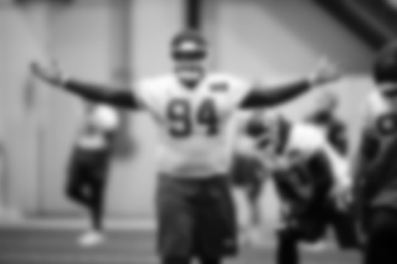 Kansas City Chiefs defensive tackle Jarvis Jenkins (94) during practice on 11/28/18