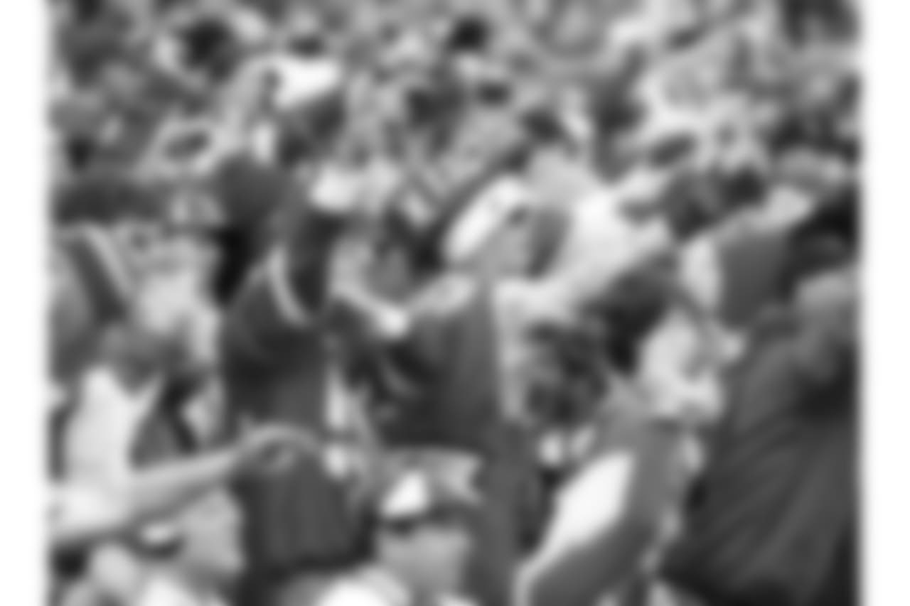 Kansas City Chiefs fans during the Chiefs vs Raiders game on December 14, 2014