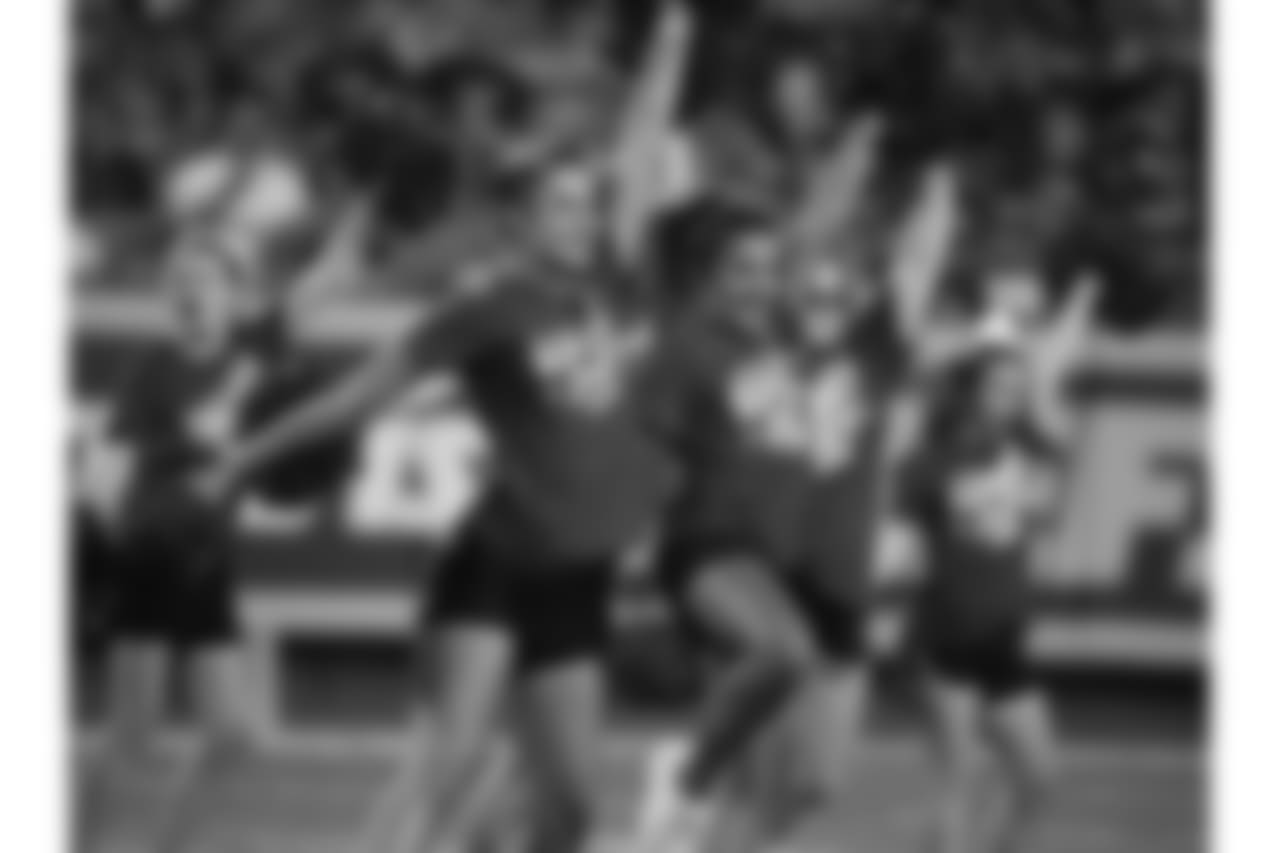 Cheerleaders and Spirt Day during Texans at Chiefs at Arrowhead Stadium on 8/9/18.