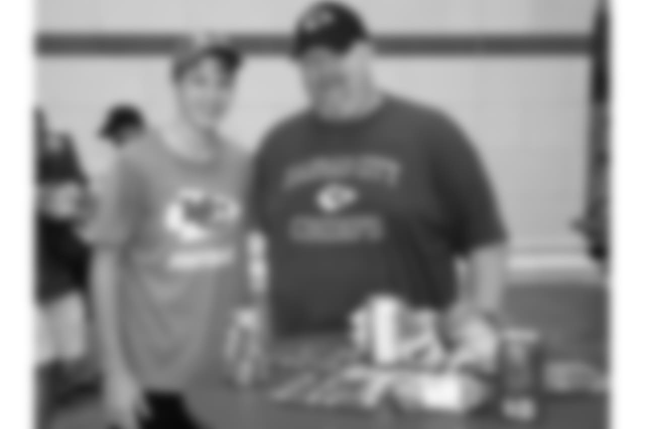 Chiefs Season Ticket Members were treated to a special tailgate following Sunday's practice at Chiefs Training Camp at Missouri Western State University in St Joseph, Missouri
