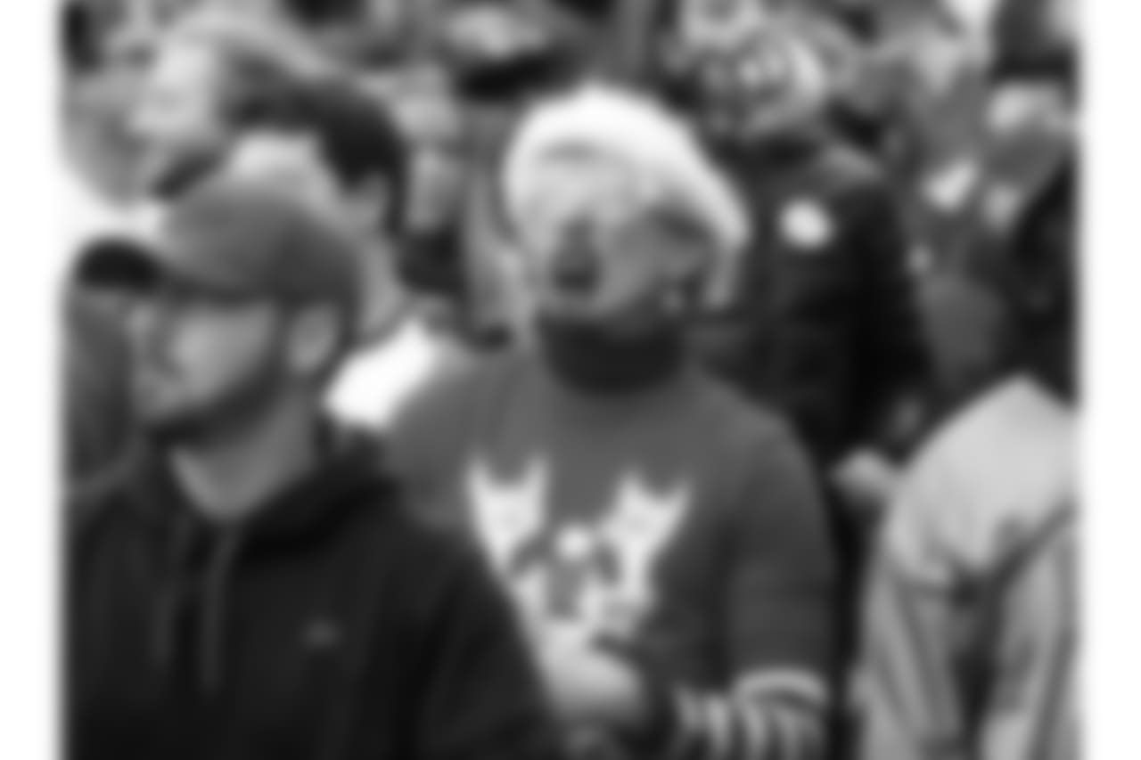 Kansas City Chiefs fans during the Chiefs vs Raiders game on December 14, 2014