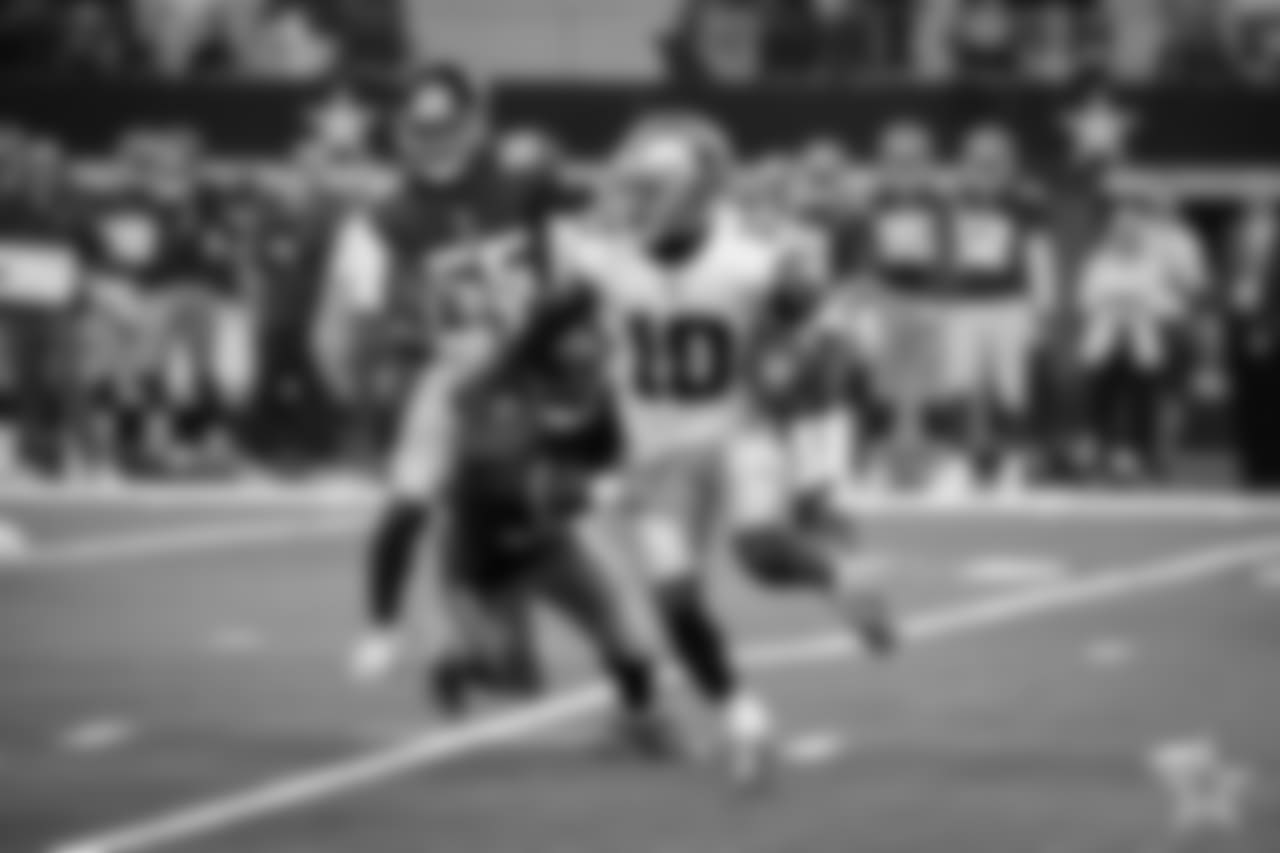 **Tavon Austin** – The buzz around him joining the team never really lived up to the hype. The phrase “web back” didn’t pan out as expected. His injury cut his season in half but when healthy he was dynamic at times. He’ll have an intriguing market value because of his speed.