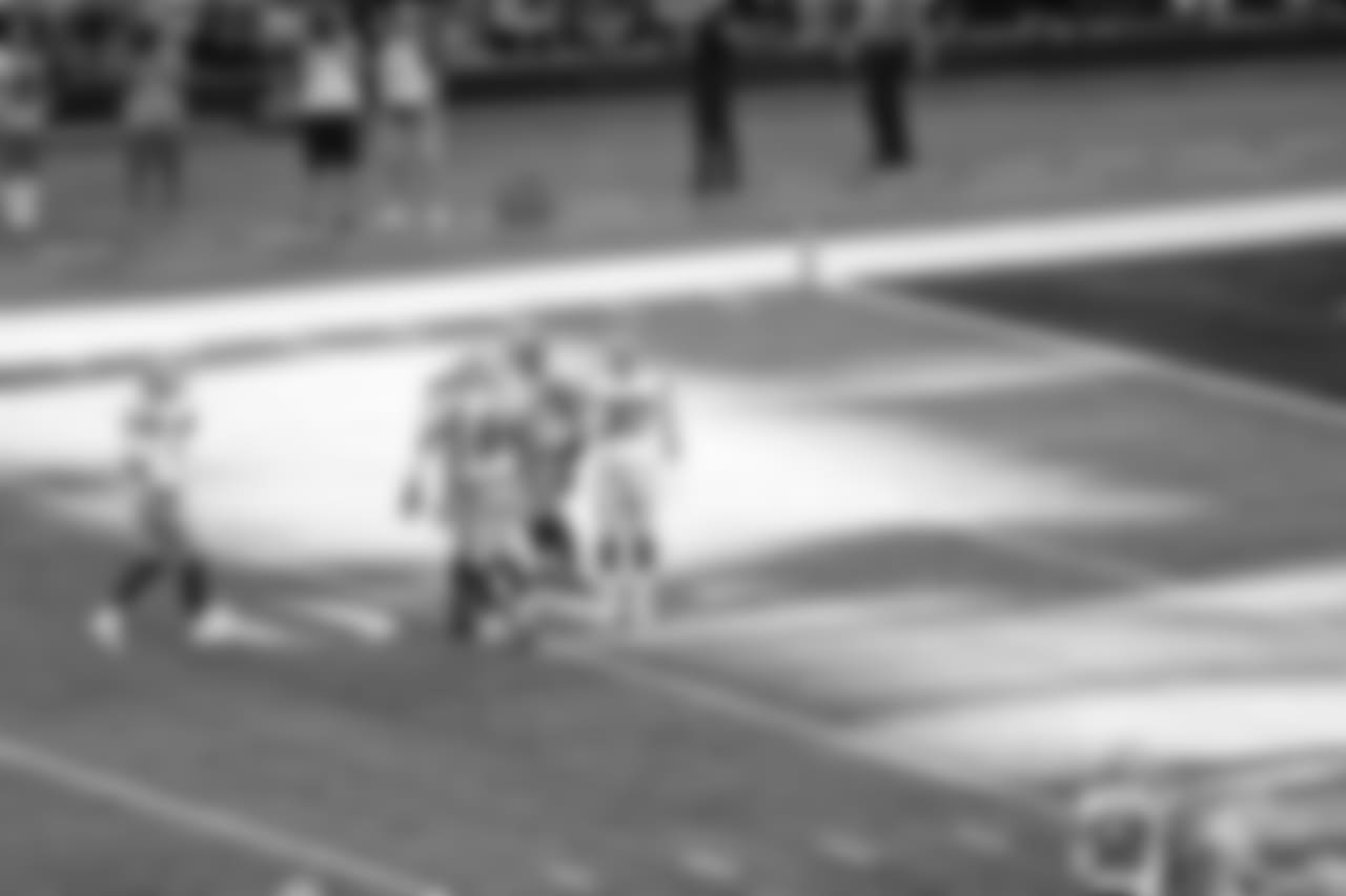 08 October 2017: Geoff Swaim (87)
of the Dallas Cowboys during their NFL week 5 regular season 35-31 loss to the Green Bay Packers at AT&T Stadium in Arlington, Texas. Photo by James D. Smith/Dallas Cowboys
