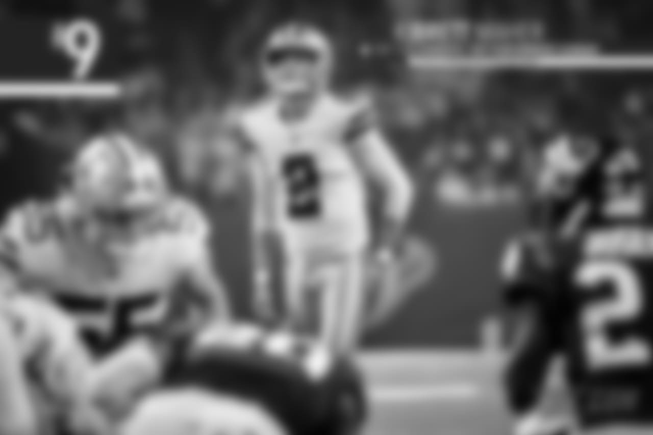 **9\. Brett Maher –** He’s just hit 11 field goals in a row if anyone is scoring at home. Three more Sunday night, including a clutch 48-yarder to tie the game. However, the reason he’s on this list is probably why the Cowboys lost. They settled for too many field goals early in the game, but that’s not his fault. Maher is doing his job with field goals and kickoffs.