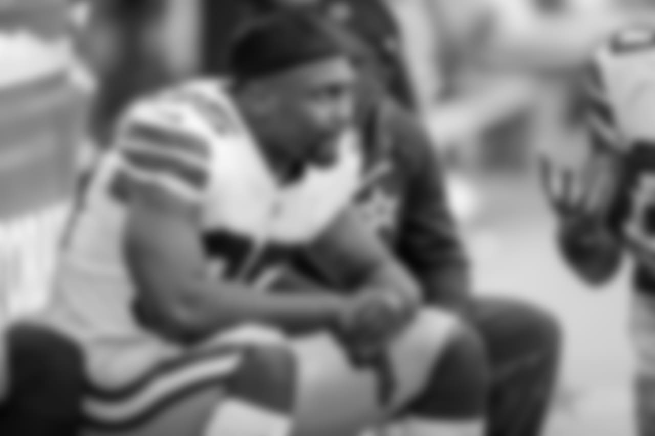 17 September 2017: Kavon Frazier (35)
of the Dallas Cowboys during their week 2 regular season 42-17 loss to the Denver Broncos at Sports Authority Field at Mile High in Denver, Colorado. Photo by James D. Smith/Dallas Cowboys