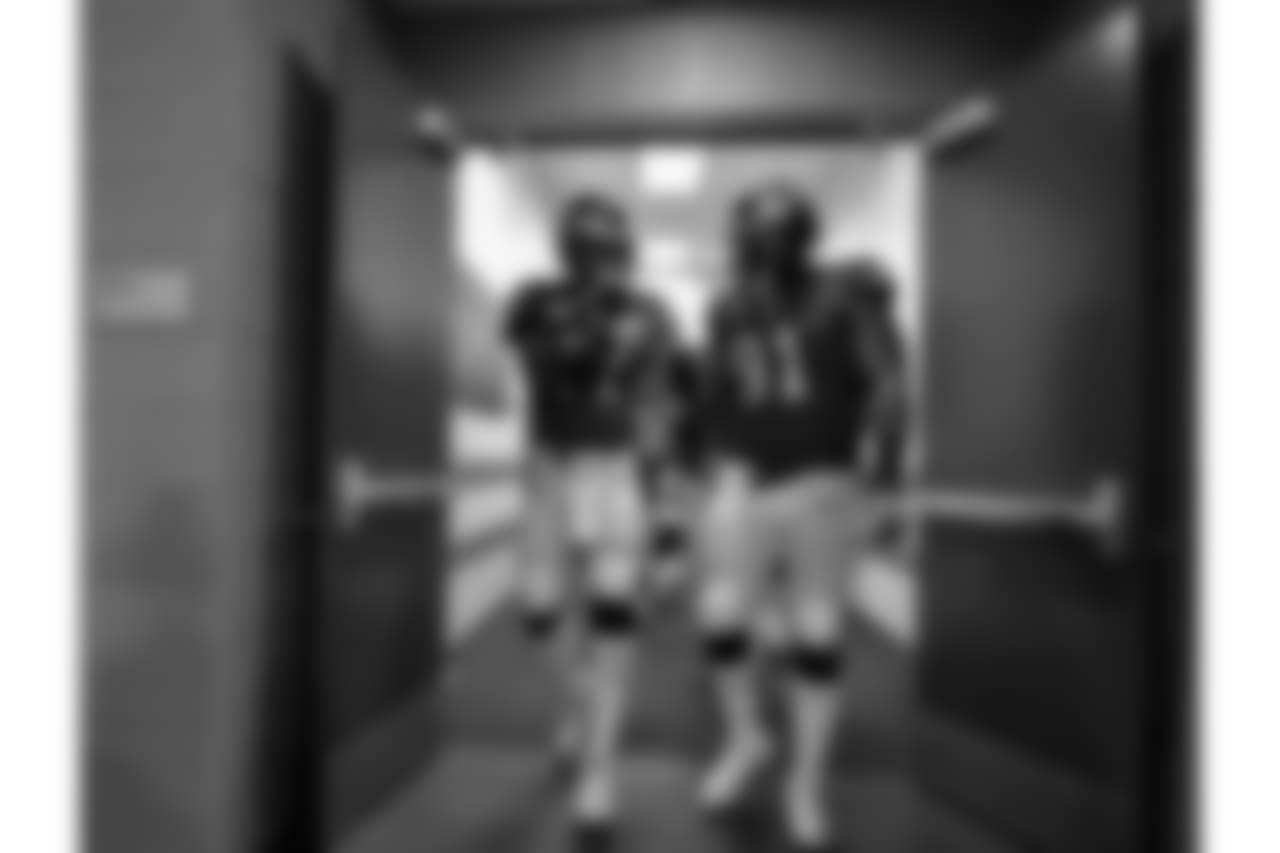 QB Carson Wentz and DT Fletcher Cox
Philadelphia Eagles vs. Dallas Cowboys at AT&T Stadium on December 9, 2018