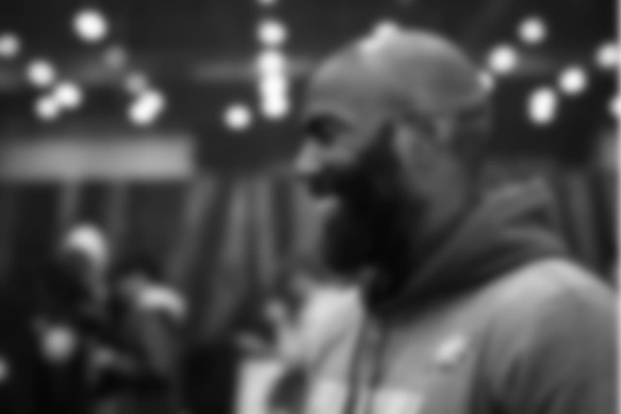 S Malcolm Jenkins attends Saturday's community events