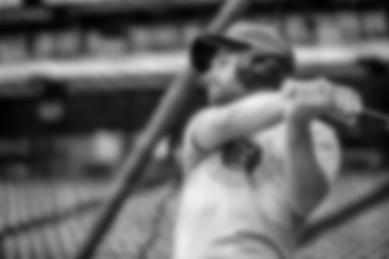 Each player was able to take 20 swings at home plate