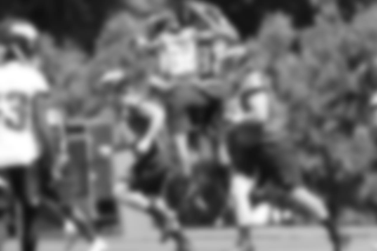 WR Greg Ward celebrates a big play