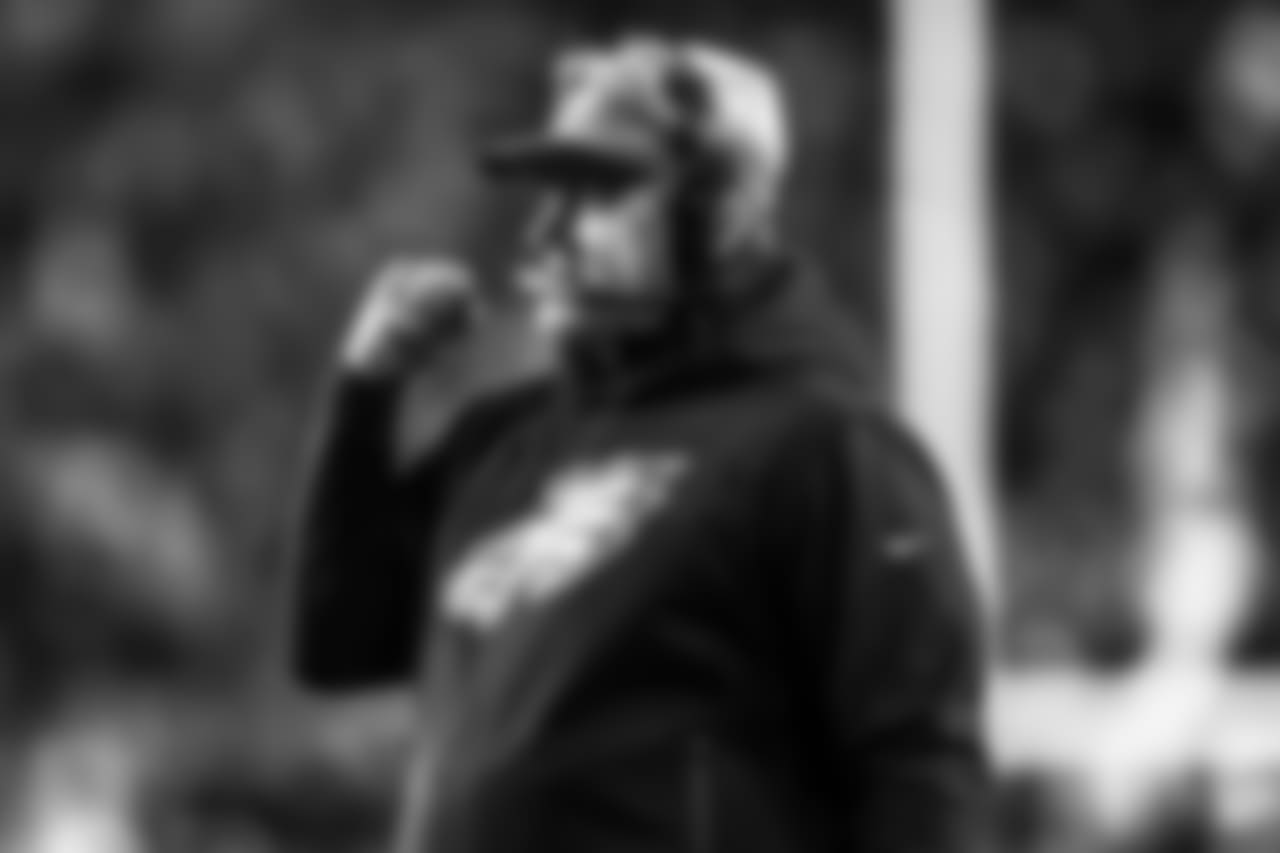 Head coach Doug Pederson
Philadelphia Eagles vs. Washington Redskins at FedExField in Landover, Md. On December 30, 2018