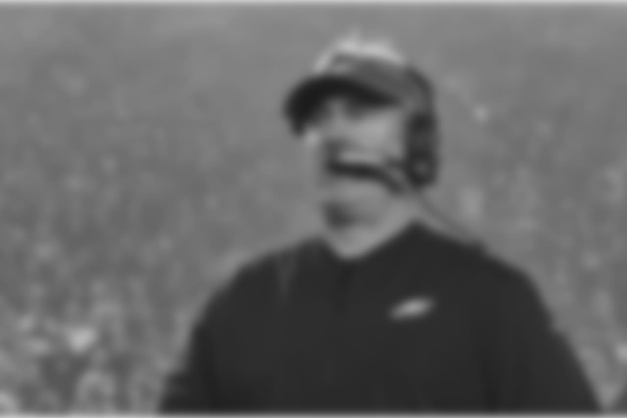 Head coach Doug Pederson
Philadelphia Eagles vs. Los Angeles Rams at the Los Angeles Memorial Coliseum on December 16, 2018