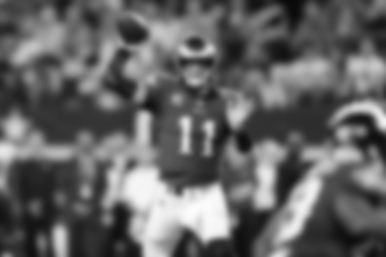 QB Carson Wentz
Philadelphia Eagles vs. Dallas Cowboys at AT&T Stadium on December 9, 2018