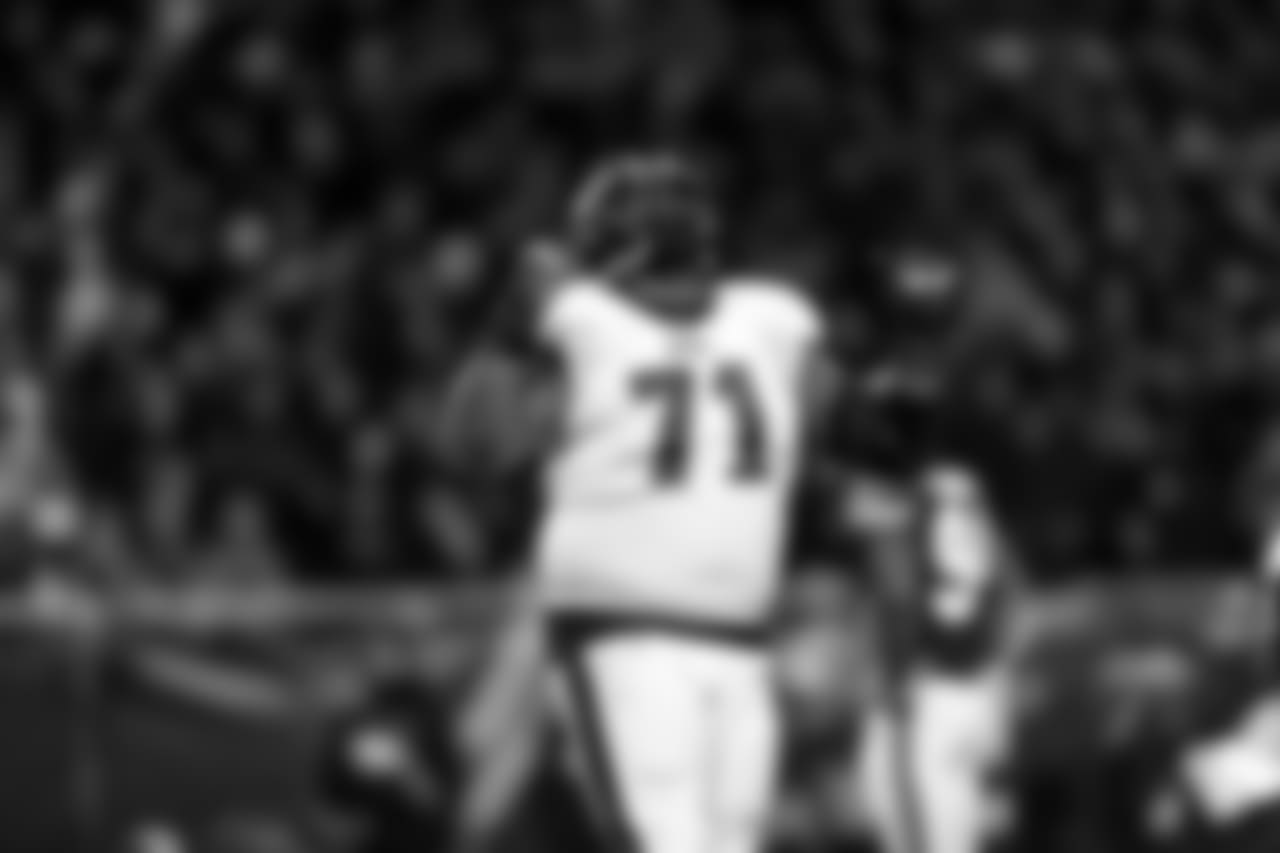 OT Jason Peters
Philadelphia Eagles vs. Chicago Bears at Soldier Field in Chicago on January 6, 2019