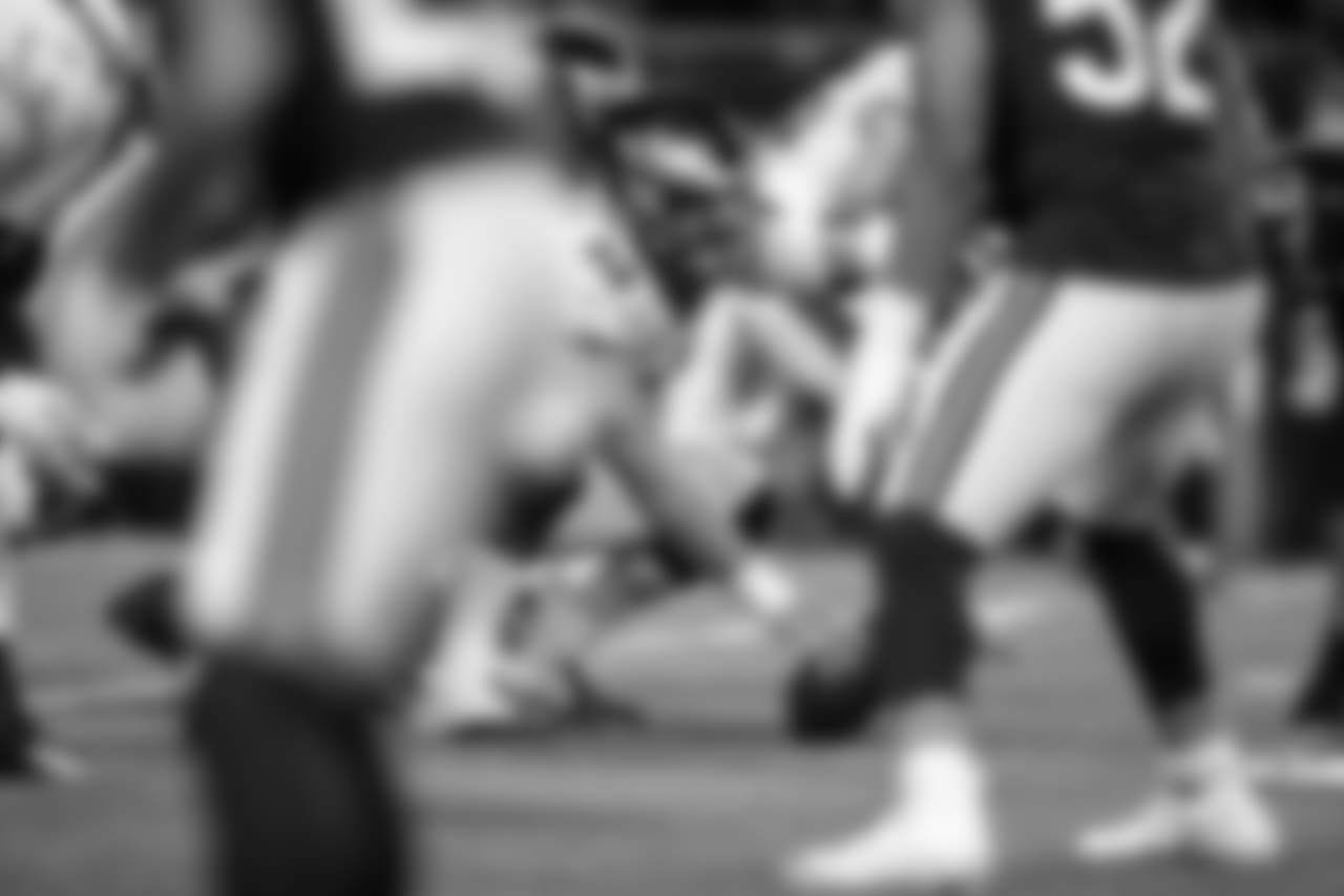 C Jason Kelce
Philadelphia Eagles vs. Chicago Bears at Soldier Field in Chicago on January 6, 2019