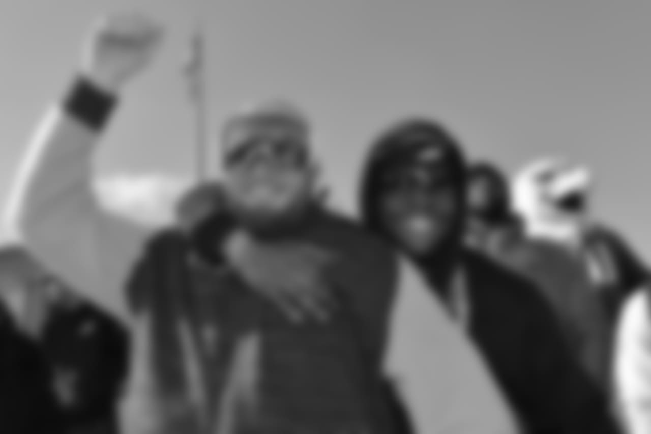T Lane Johnson and DT Tim Jernigan