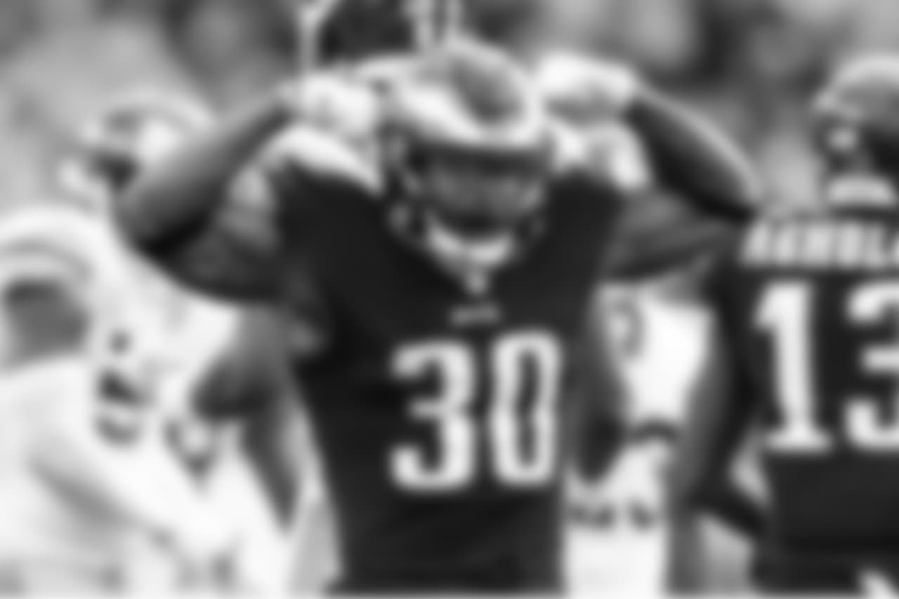 RB Corey Clement
Philadelphia Eagles vs. New York Giants at Lincoln Financial Field on November 25, 2018