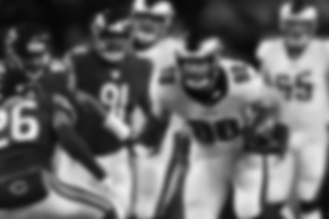 TE Dallas Goedert
Philadelphia Eagles vs. Chicago Bears at Soldier Field in Chicago on January 6, 2019