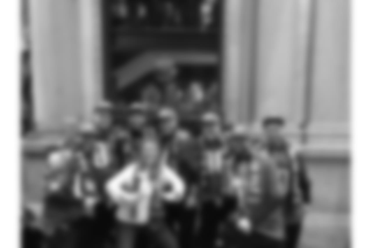 Fans at the Admiralty Pub had the opportunity to interact with the Eagles Drumline
