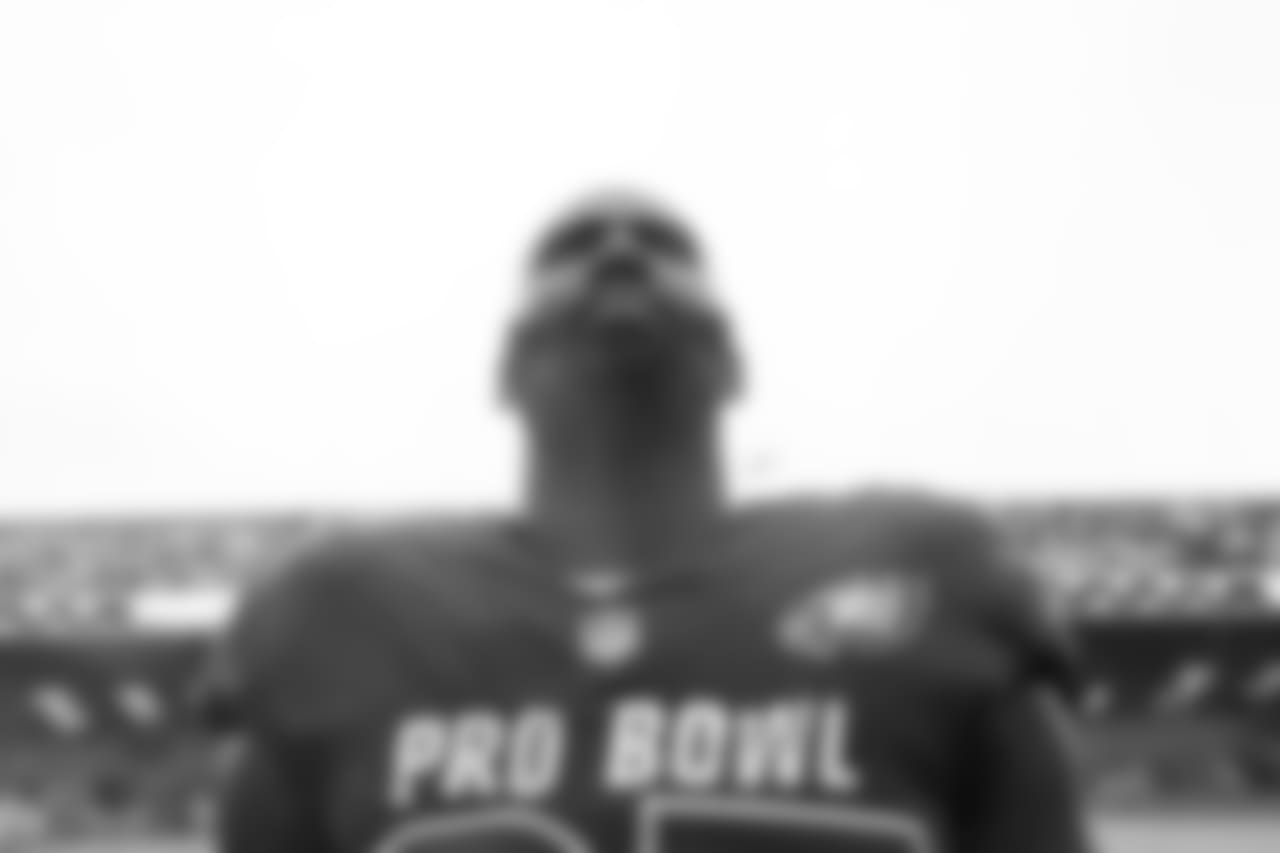 S Malcolm Jenkins before the start of the 2019 Pro Bowl