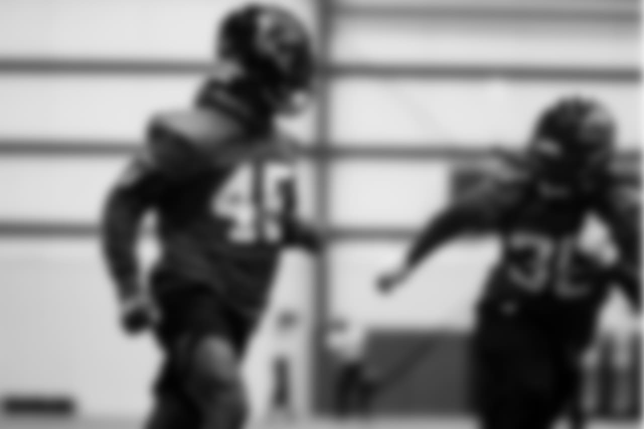 LB Deion Jones, S Kemal Ishmael
