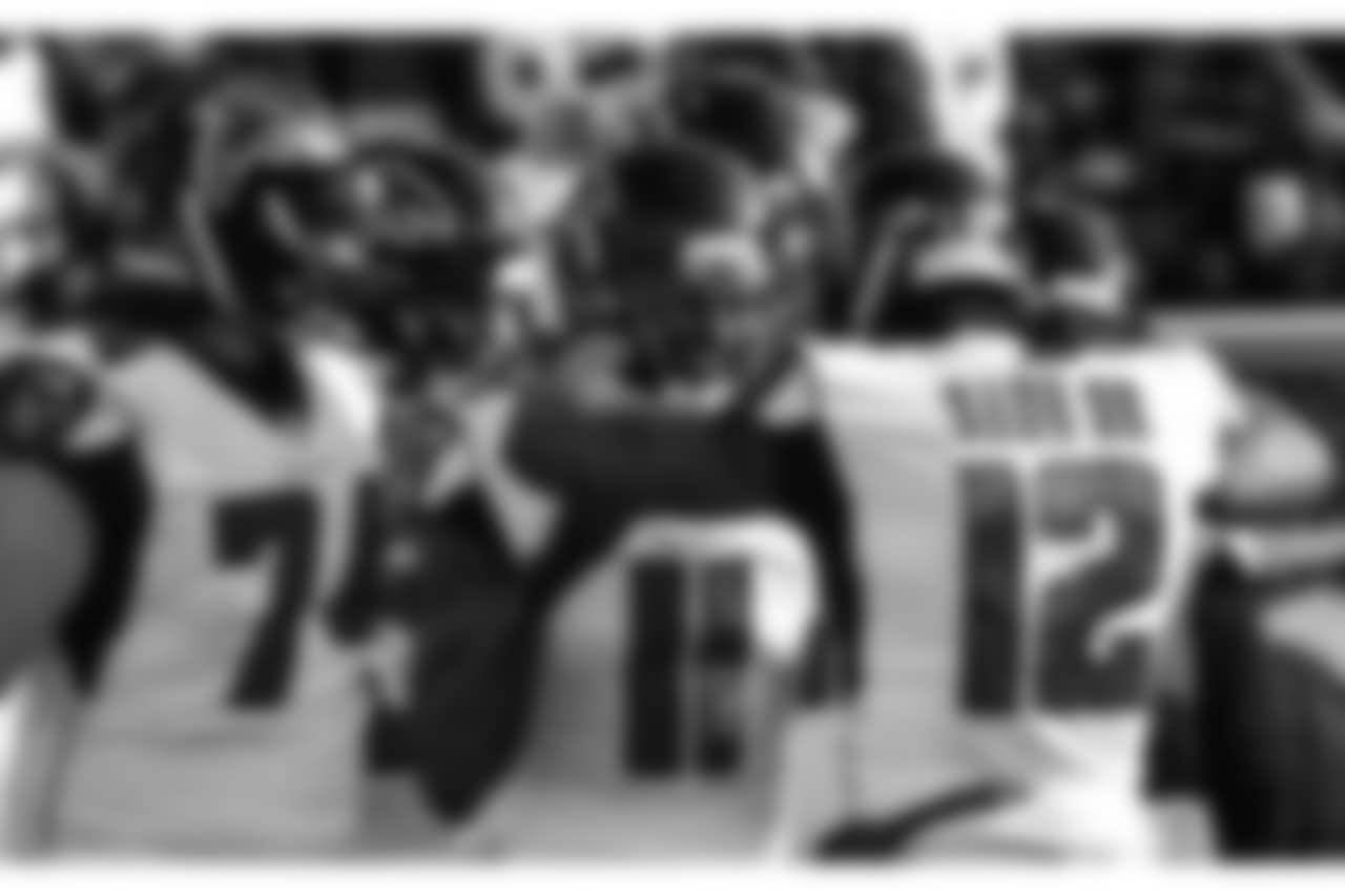 WR Julio Jones, WR Mohamed Sanu
Atlanta Falcons / Alika Jenner