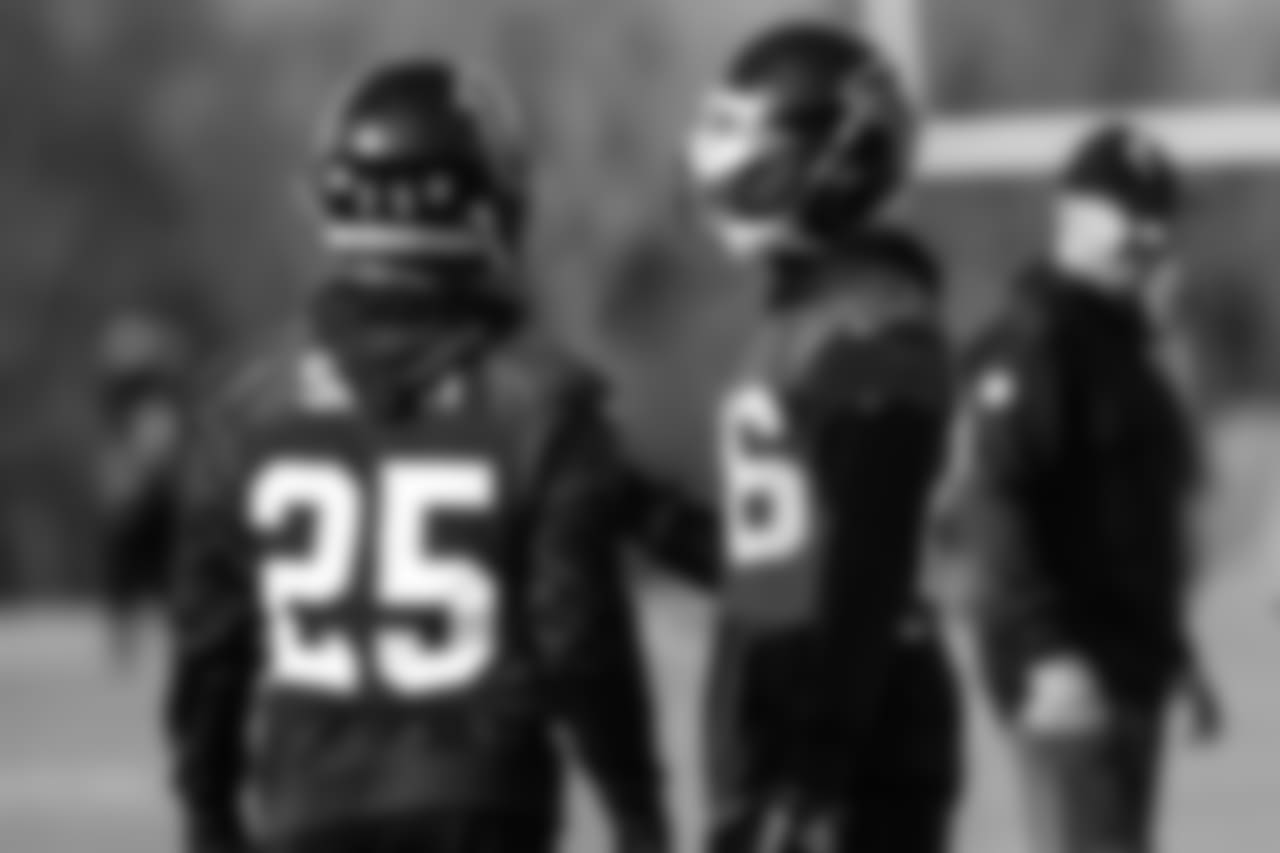 RB Ito Smith, RB Tevin Coleman
Atlanta Falcons/ Kara Durrette