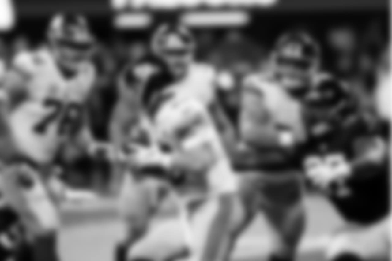 DT Grady Jarrett sacks New York Giants quarterback Eli Manning