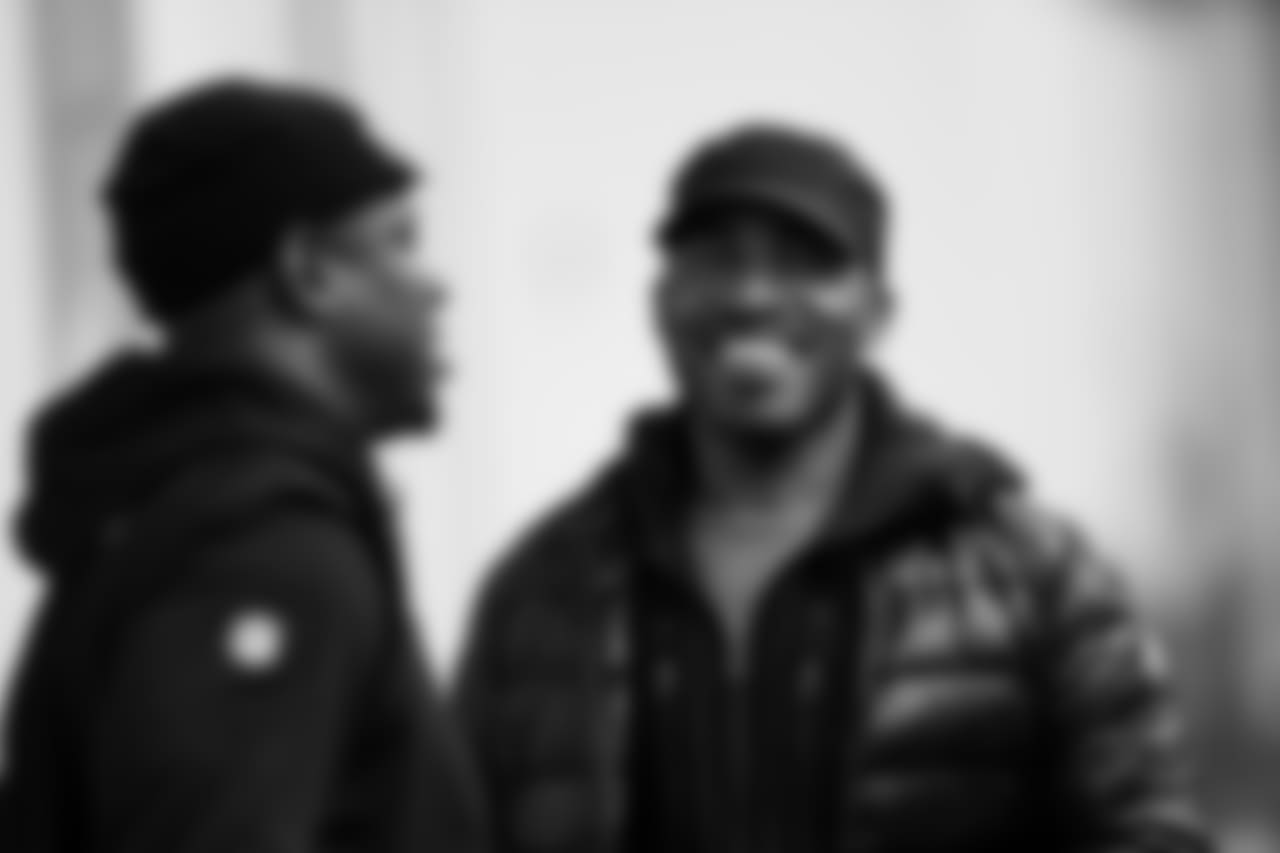 Ronde Barber, asst. head coach / wide receivers coach / passing game coordinator, Raheem Morris