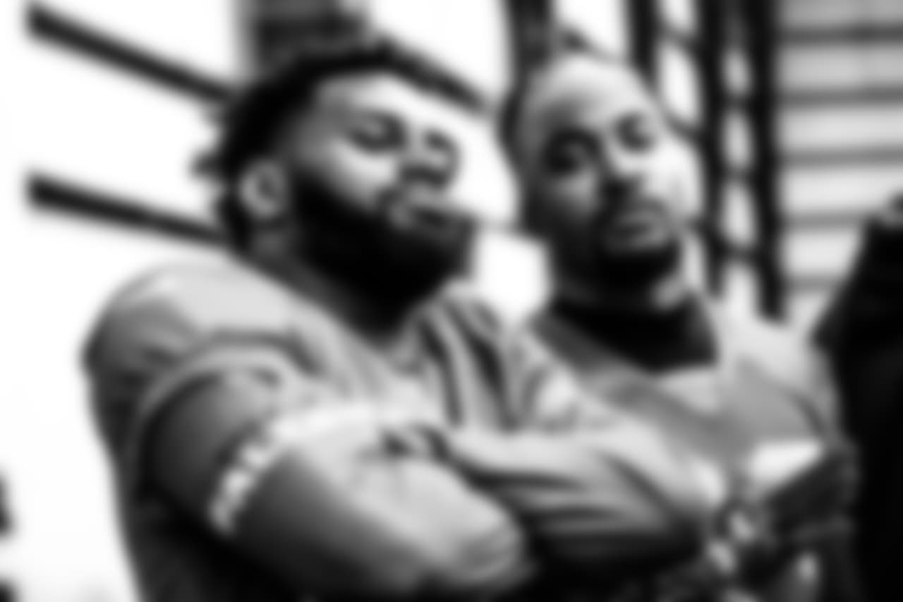 CB Brian Poole, CB Robert Alford
Atlanta Falcons/Carmen Mandato