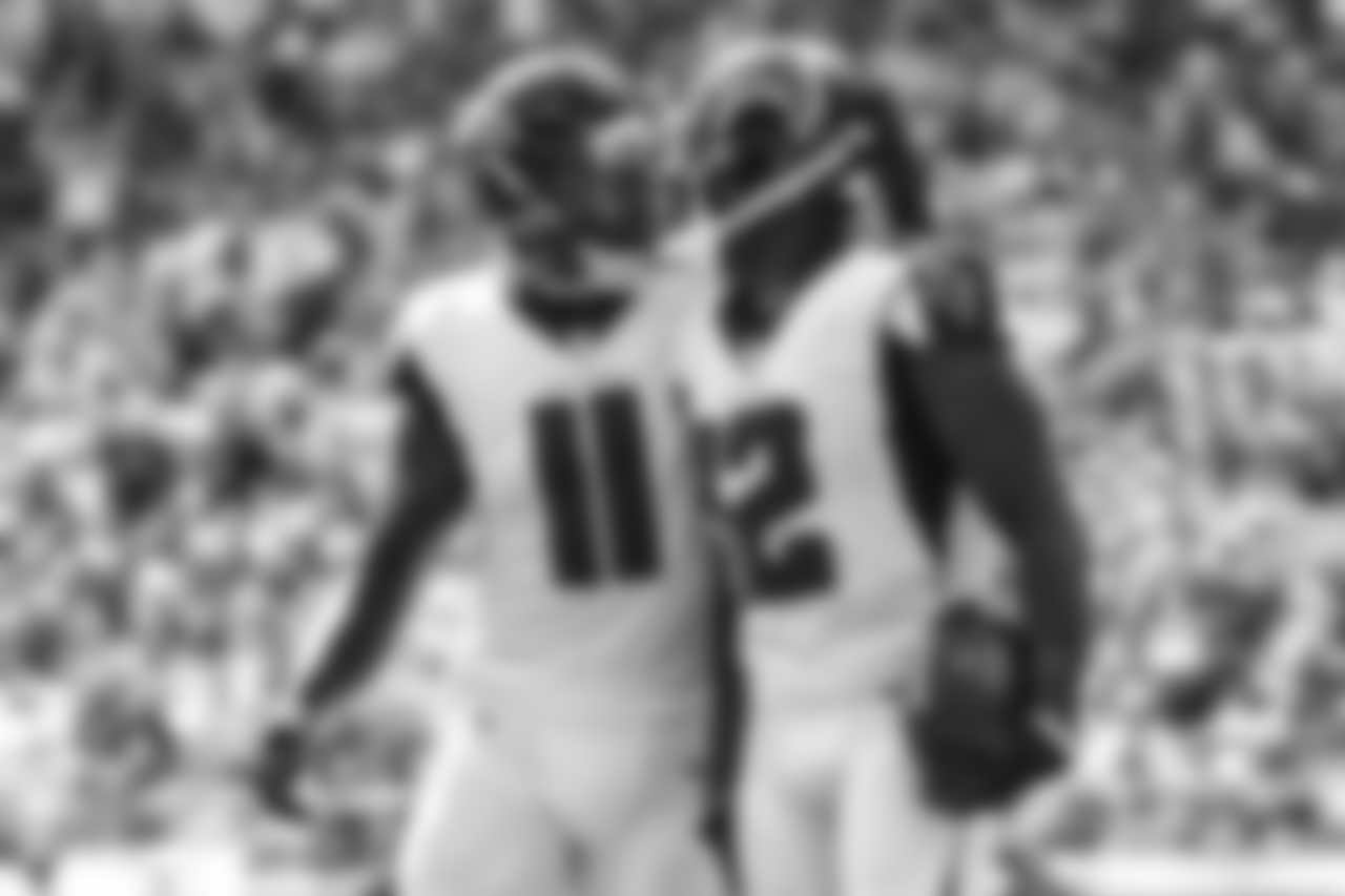WR Julio Jones, WR Mohamed Sanu
Atlanta Falcons / Carmen Mandato