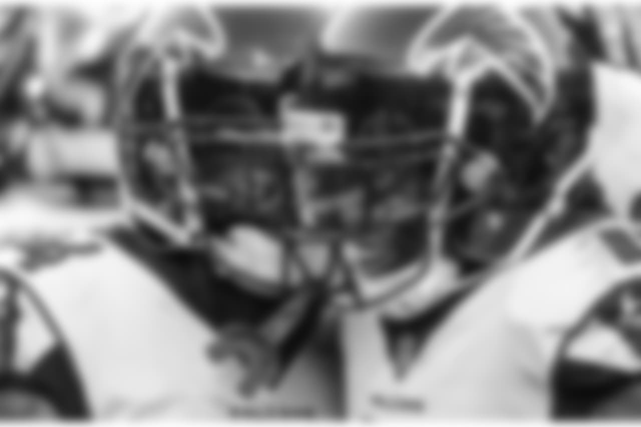 WR Justin Hardy, WR Julio Jones
Atlanta Falcons / Kara Durrette