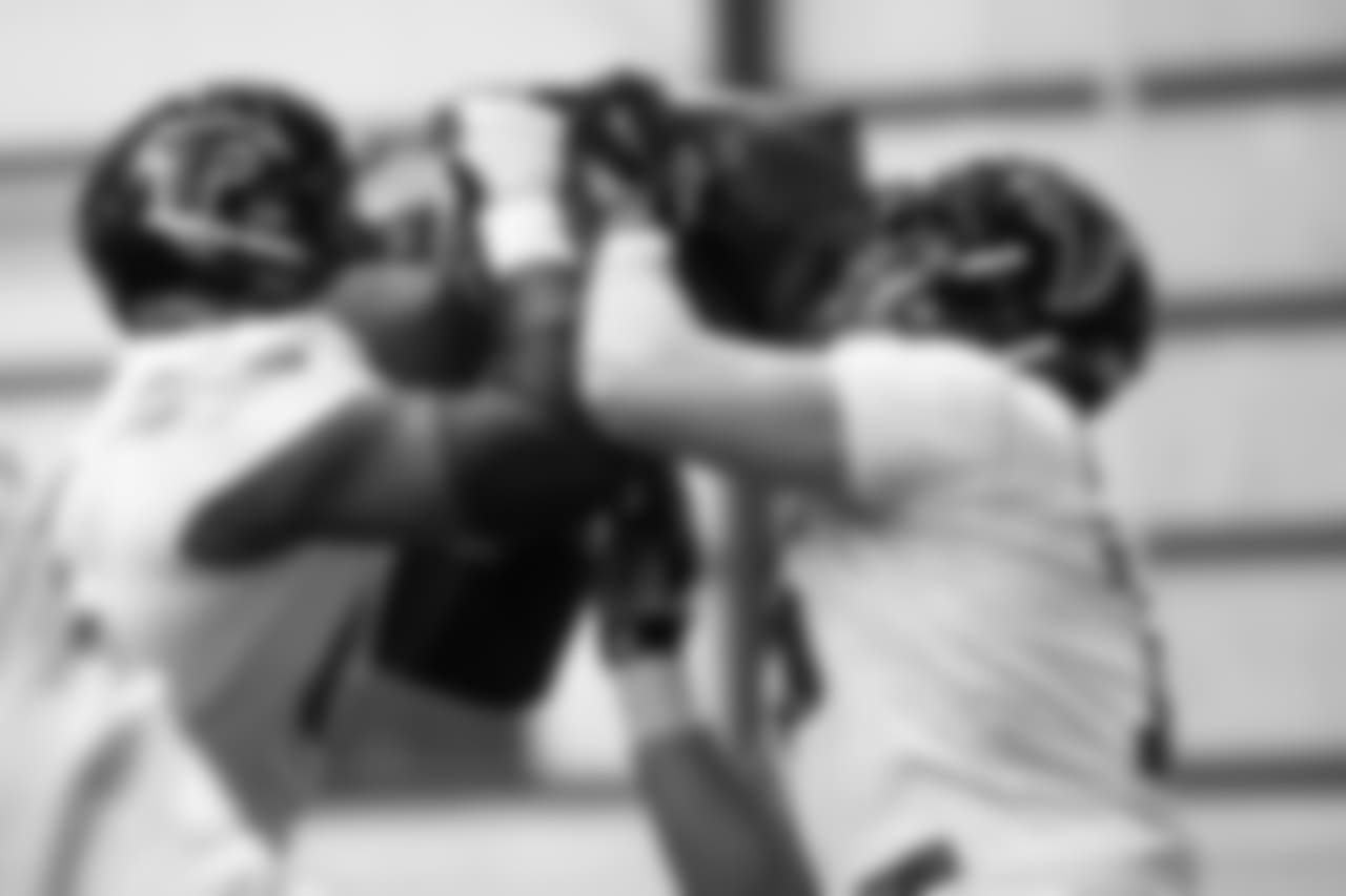 OT Chris Durant, T Daniel Brunskill
Atlanta Falcons/Carmen Mandato