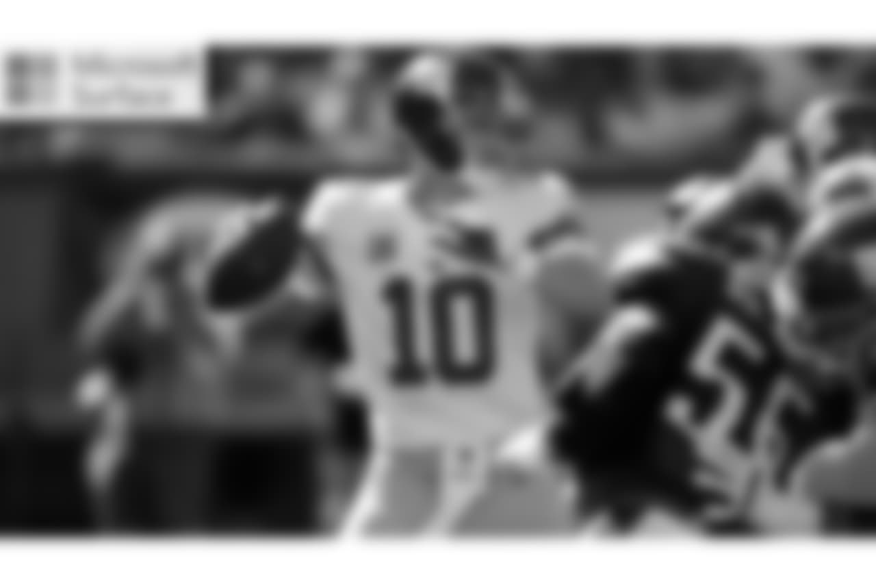 QB ELI MANNING
Coming off one his best statistical performances, Manning is looking to extend the Giants’ winning streak to three games in a venue where the Giants have not won since 2013.