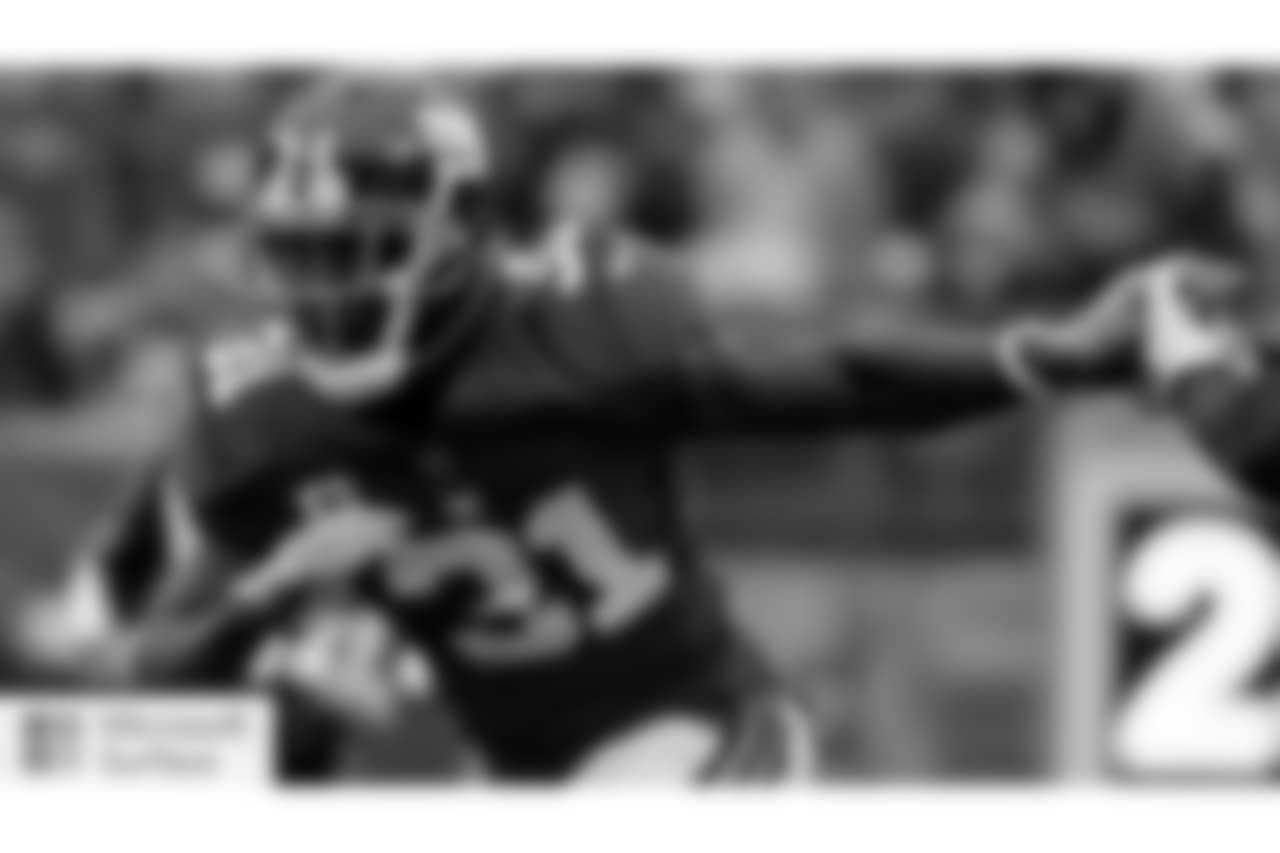 S MICHAEL THOMAS
The special teams ace has taken over a starting role in the secondary since three-time Pro Bowler Landon Collins was placed on injured reserve. Thomas, a first alternate for the Pro Bowl as a special teamer, has 20 tackles, a sack and an interception in the past three weeks.