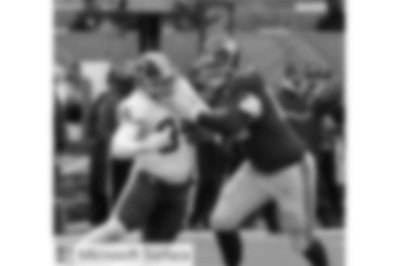 RT CHAD WHEELER
The Giants tweaked their offensive line last week, replacing Ereck Flowers with Wheeler at right tackle. Coach Pat Shurmur liked the way he finished his blocks as the Giants turned in their best offensive performance of the year.