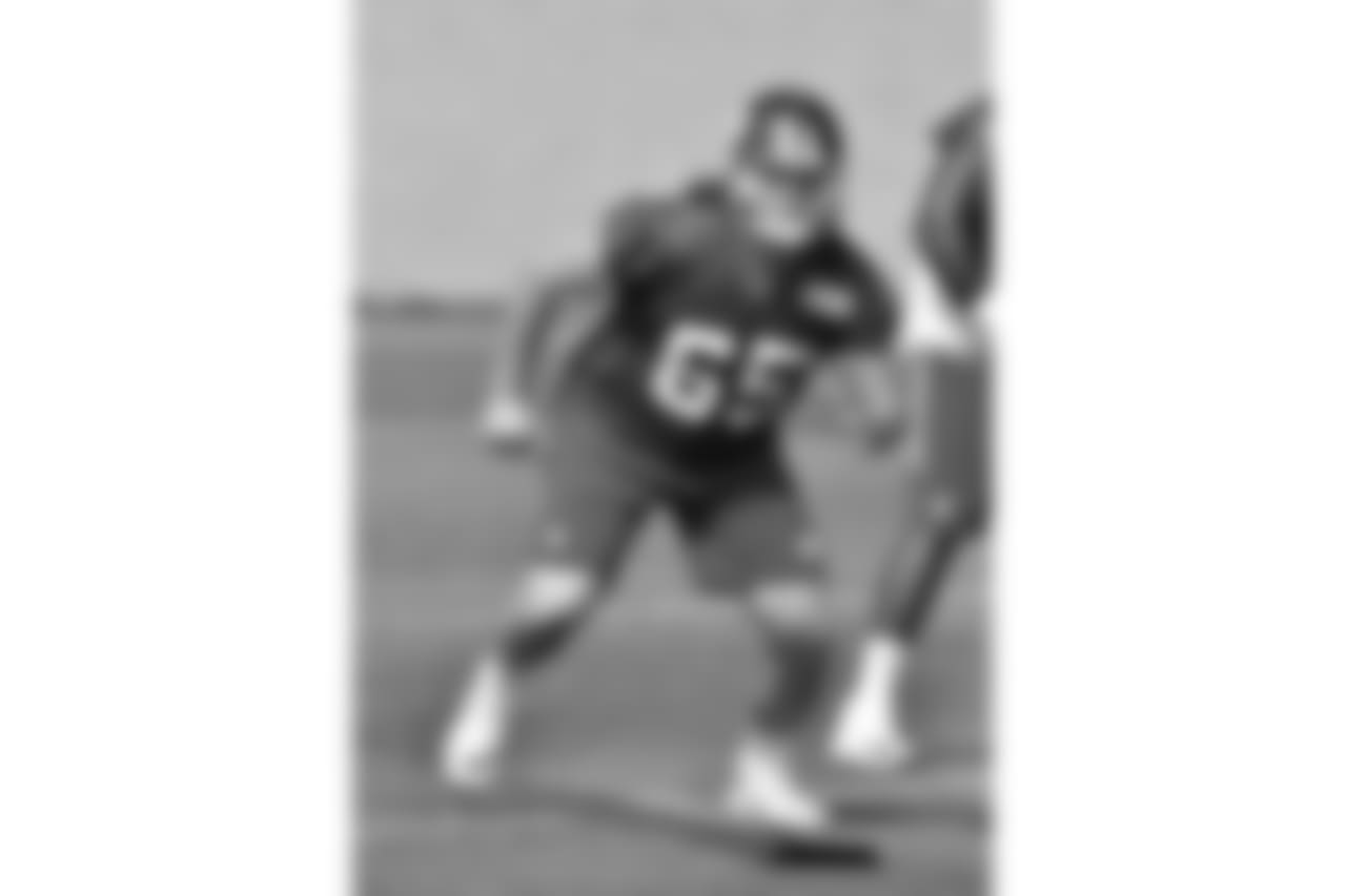 during an NFL football training camp practice at the Quest Diagnostics training center on Thursday August 2, 2018 in East Rutherford, N.J. (Evan Pinkus via AP)