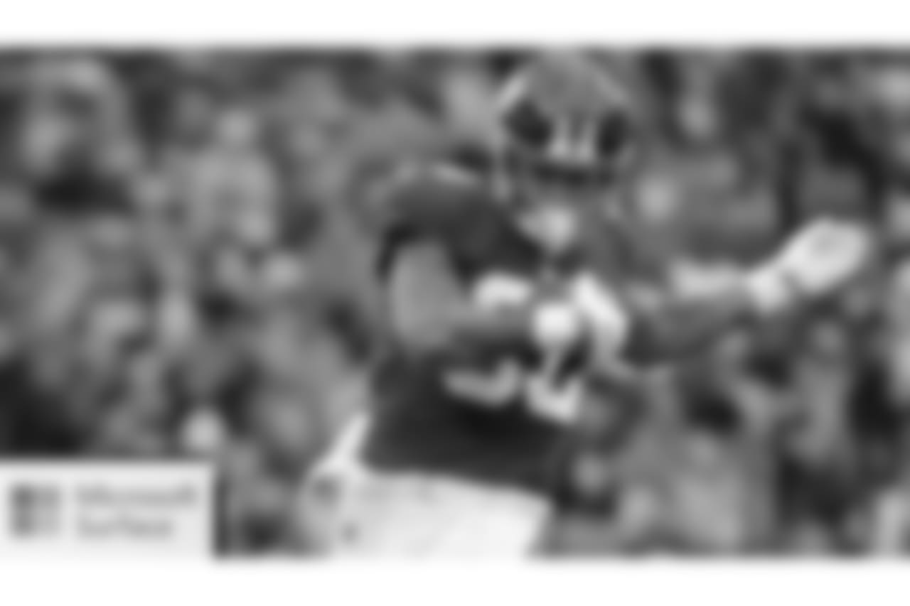 TE Evan Engram: With Odell Beckham Jr. sidelined last week, Engram made his return from a hamstring injury and led the team with 77 receiving yards. The second-year pro is averaging 12.8 yards per catch this season, eighth-highest NFL among tight ends.