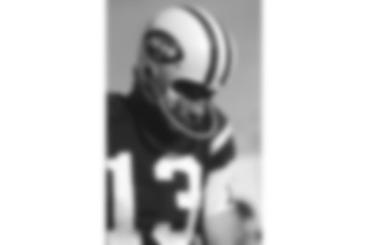New York Jets Hall of Fame wide receiver Don Maynard (13) walks off the field during an NFL game against the Los Angeles Rams, Nov. 15, 1970. Maynard caught three passes for 102 yards as the Jets defeated the Rams 31-20 at the Los Angeles Coliseum. (AP Photo/NFL Photos)