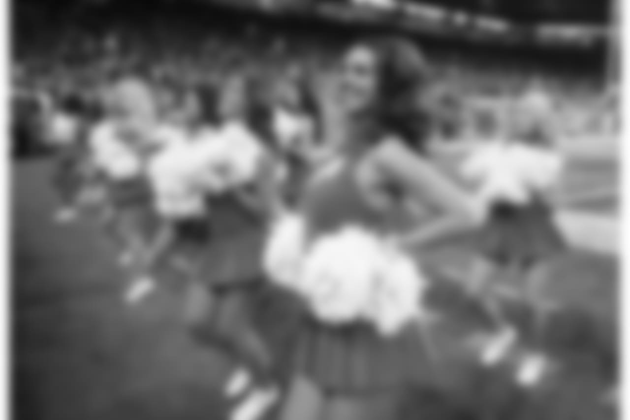 Detroit Lions Cheerleaders during a NFL football game between the Detroit Lions and the Chicago Bears on Thursday, Nov. 22, 2018 in Detroit. (Detroit Lions via AP).